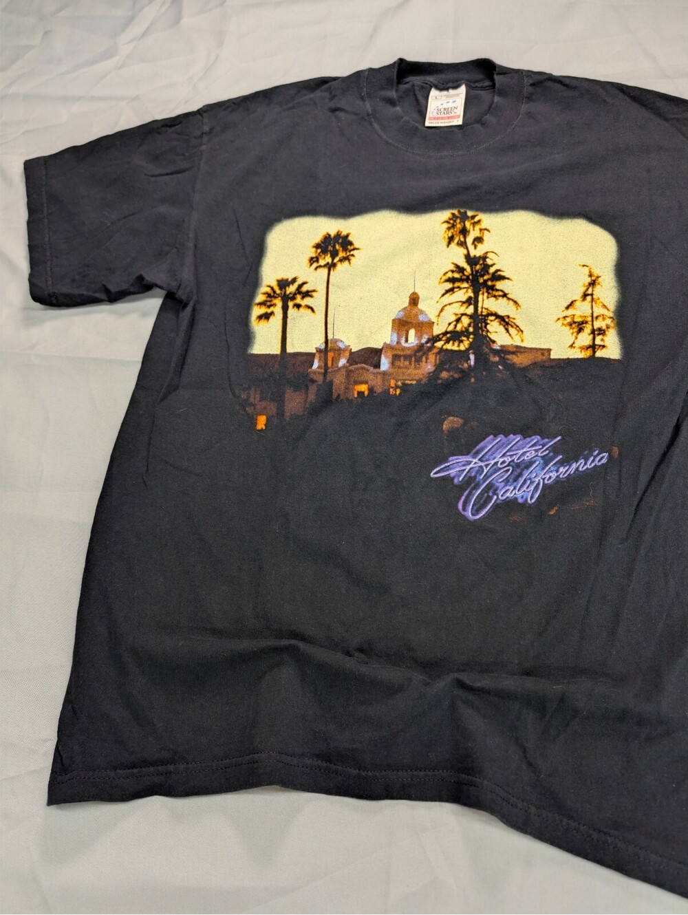 Eagles Hotel California 2001 Tour T Shirt Screen Stars L